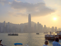 On a clear day in HK you can see for metres on end.