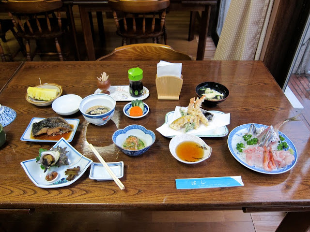 Dinner at Minshuku Haji