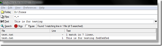 BareGrep   Free File Finding and Text Searching Tool