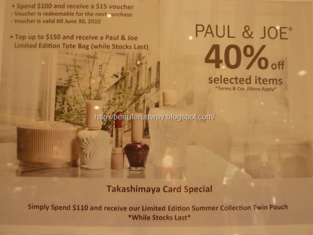 [Paul & Joe Promotion at Takashimaya[1].jpg]