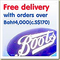 Boots orders