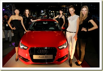 during the Audi Fashion Festival Model Casting Party on April 20, 2011 in Singapore.