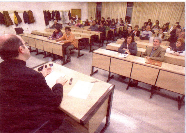 D. José Ignacio en el Aula de Cultura del campus palentino