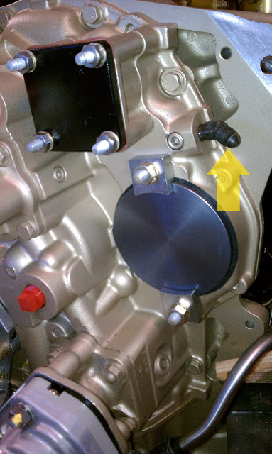 Oil presure sensor fitting
