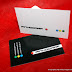 tarjetas de visita en PVC blanco