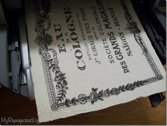how to print on fabric