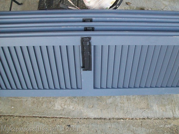 shutters repurposed bookshelf (2)