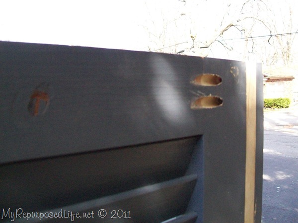 shutters repurposed bookshelf (7)