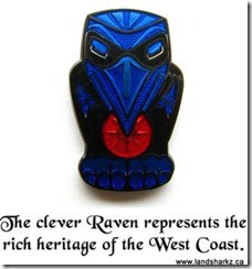 West Coast Eco Totem - Raven (front)