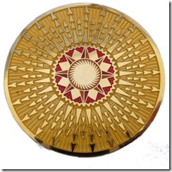 Elements Compass Sun gold (back)