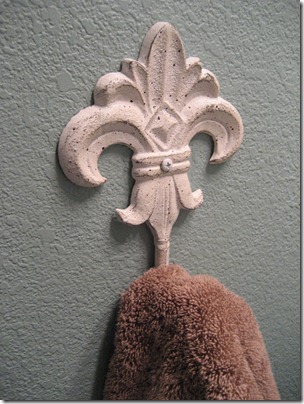 Stylish towel hook Stylish towel hook