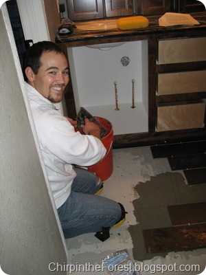 Tiling the floor Tiling the floor