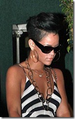 Rihanna Out For Dinner At Giorgio Baldi Ristorante