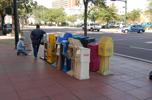 News Racks.