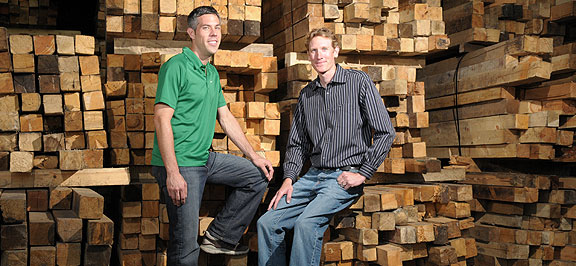 Joe Mitchoff and Pierce Henley of Viridian Wood Products