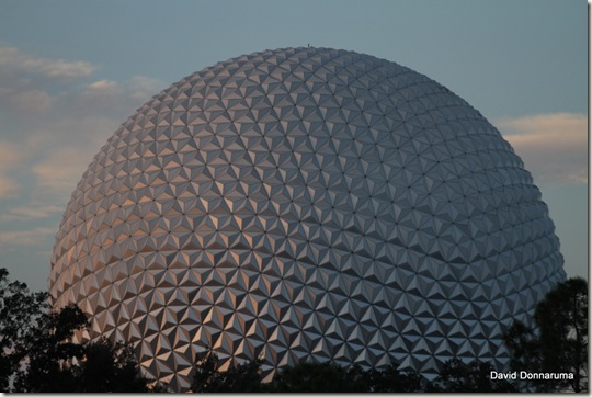 Epcot Ball Sunrise
