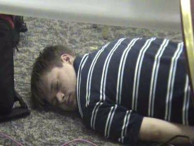 Asleep and Exhausted