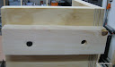 Cleat on high bandsaw fence for resawing