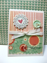 020310 Love Valentine Buttons Card