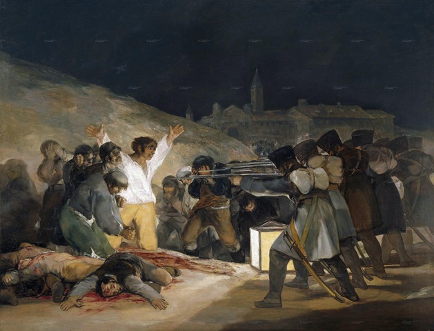 [The 3rd of May 1808 in Madrid the executions on Principe Pio hill (1814)s[10].jpg]