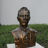 Composer giacomo Pucini Bronze bust 25" High Chapman University