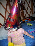 Juliet wanted to try the hat too!