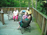 Ed's parents stopped down for a while