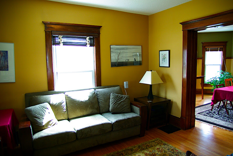 The living room - its to the left from the foyer.  Theres another huge window in this room on the left wall just outside this picture.