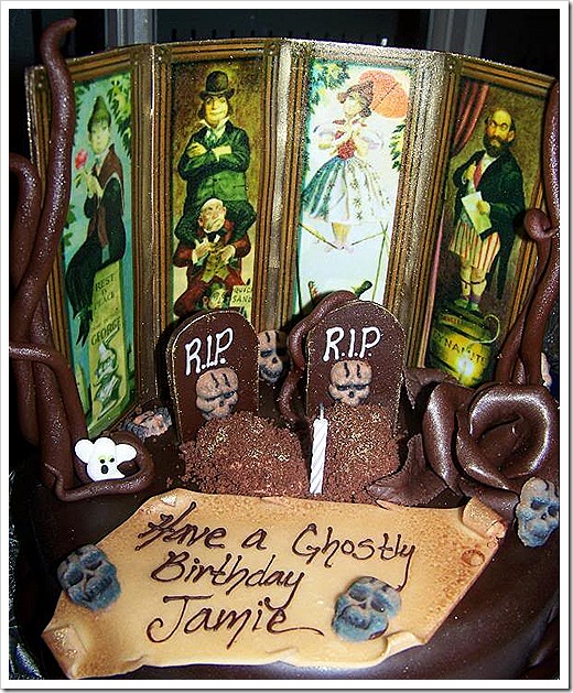 Haunted Mansion Cake 4