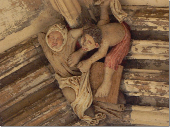Washer Woman and Thief Norwich Cathedral