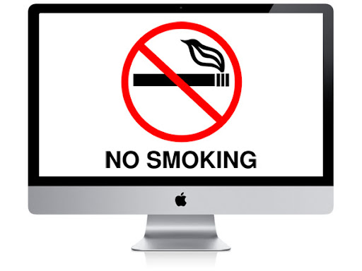 NO SMOKING. Bad news to fans of production Apple: if you smoke, 