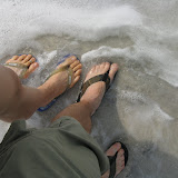 Toes in Gulf