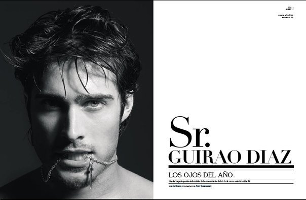 Argentinian actor and model Rodrigo Guirao Díaz