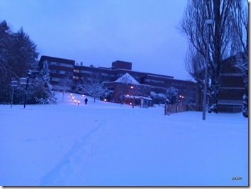 Exeter Uni@ 7am. 20 Dec2010, a date to remember, heaviest & thickest snow I have ever encountered in the UK thus far. Exeter Uni@ 7am. 20 Dec2010, a date to remember, heaviest & thickest snow I have ever encountered in the UK thus far.