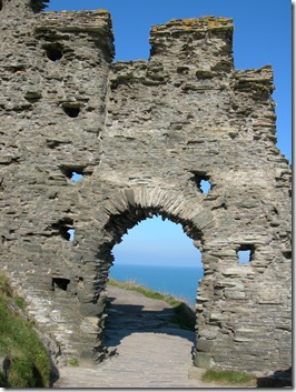 castle remains, built in 13th century