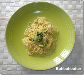 Spaghetti carbonara di zucchine