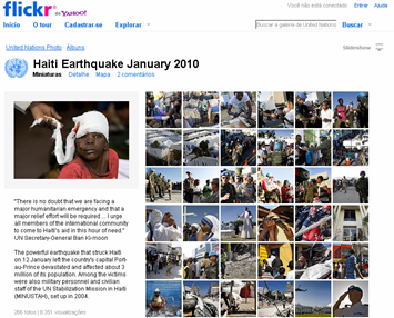 Terremoto no Haiti em 2010 (ONU no Flickr) Terremoto no Haiti em 2010 (ONU no Flickr)