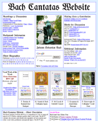 Bach Cantatas Website Bach Cantatas Website