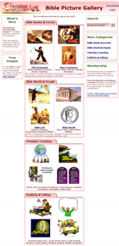 screenshot do www.BiblePictureGallery.com screenshot do www.BiblePictureGallery.com