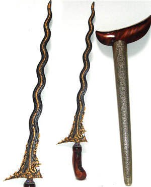 greater curvature, Warangka, Keris