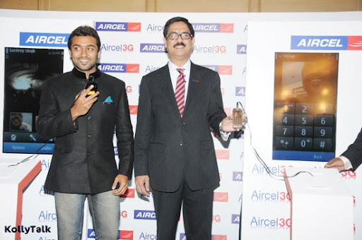 Surya launches Aircel 3G Stills 6 Surya launches Aircel 3G Stills 6