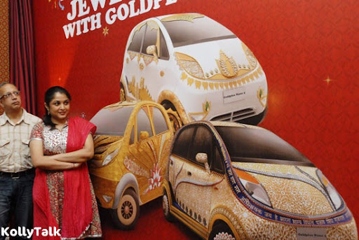 Ramya Krishnan is looking at Gold Plus Nano Car designs Ramya Krishnan is looking at Gold Plus Nano Car designs