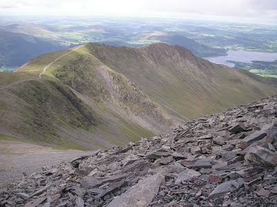 Path to Skiddaw south summit