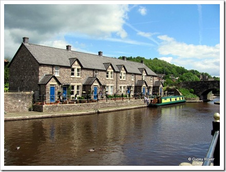 Canal side cottages, Brecon Basin.