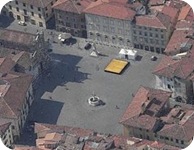Piazza del Duomo a Prato lato Ovest