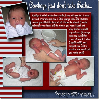 Bridger-Cowboys just don't take baths