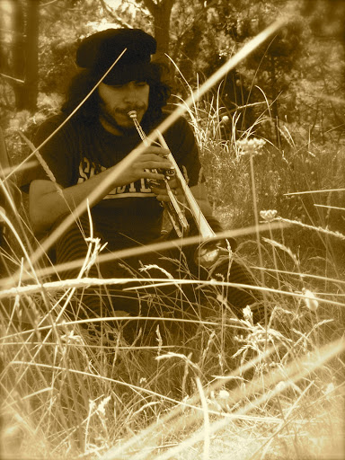 Tocando en la playa
