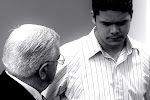 Frame do making of vídeo de treinamento Banco BMG.