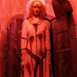 The Iron Maiden torture device. This section had other torture methods dipicted too.
