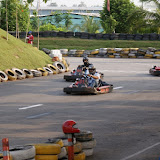 Number 01 was leading.